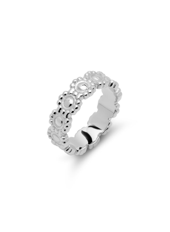 Melano Friends ring Sarai Zilverkleurig