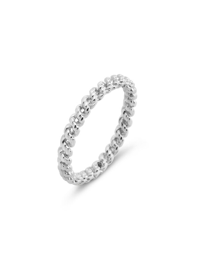 Melano Friends ring Zaria Zilverkleurig