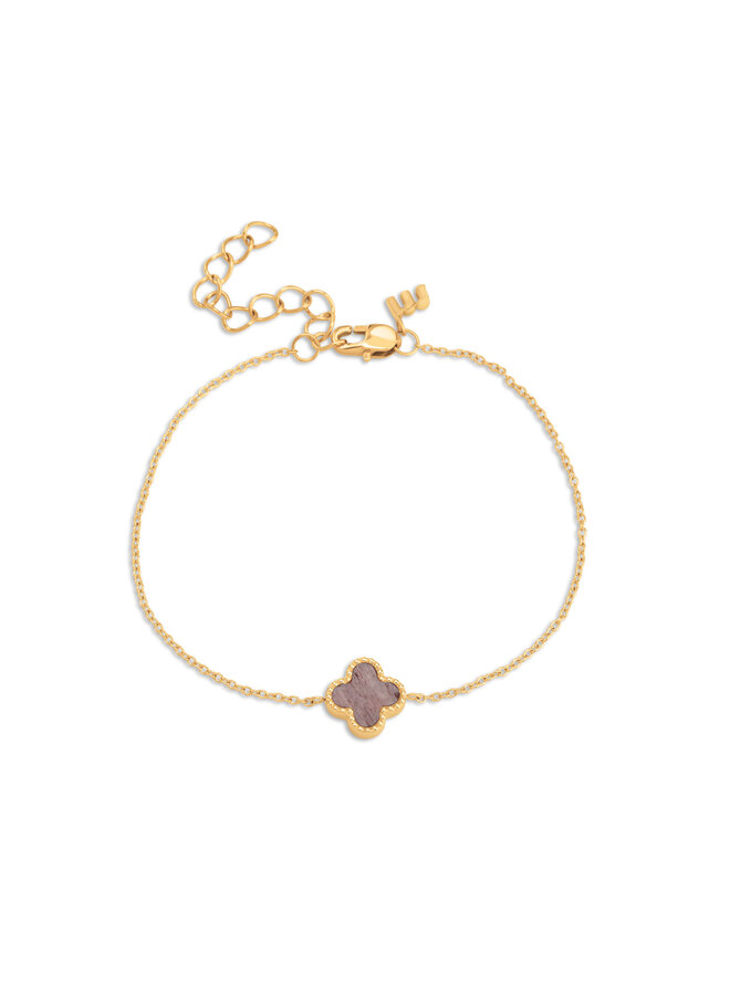 Melano Friends armband Juniper Light Strawberry Goudkleurig