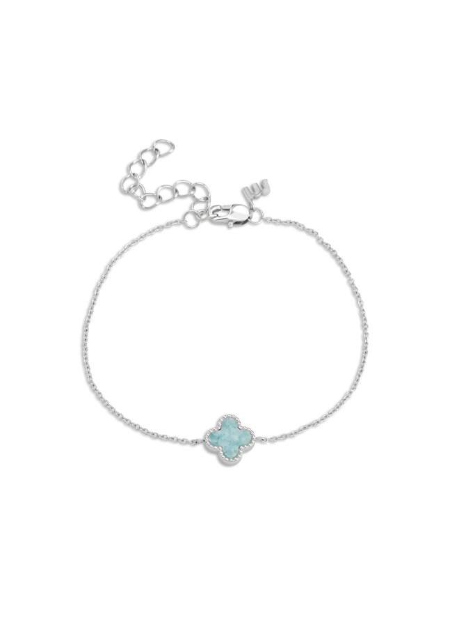 Melano Friends armband Juniper Aventurine Zilverkleurig