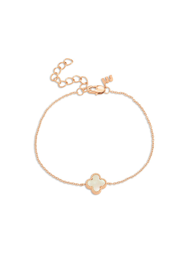 Melano Friends armband Juniper Yellow Shell Rosékleurig