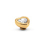 Melano Vivid meddy Vintage Heart Crystal Goudkleurig