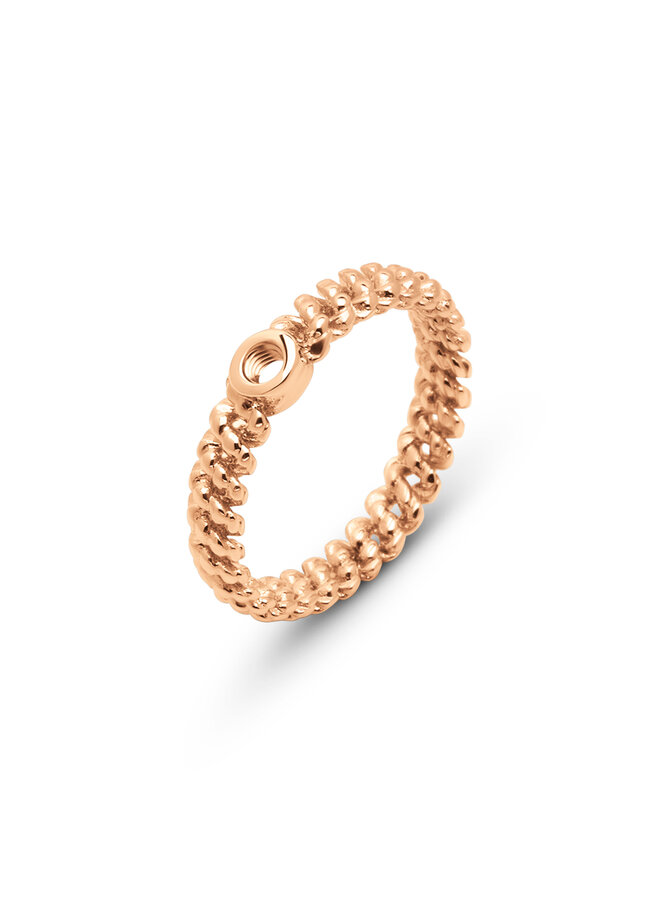 Melano Twisted ring Taria Rosékleurig