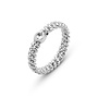 Melano Twisted ring Taria Zilverkleurig