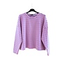 Top Liz Gestreept Lila/Roze Onesize