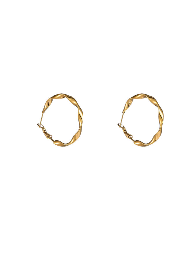 Day & Eve oorbellen E61212-2 Goudkleurig