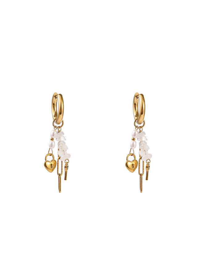 Day & Eve oorbellen E61172-2 Goudkleurig