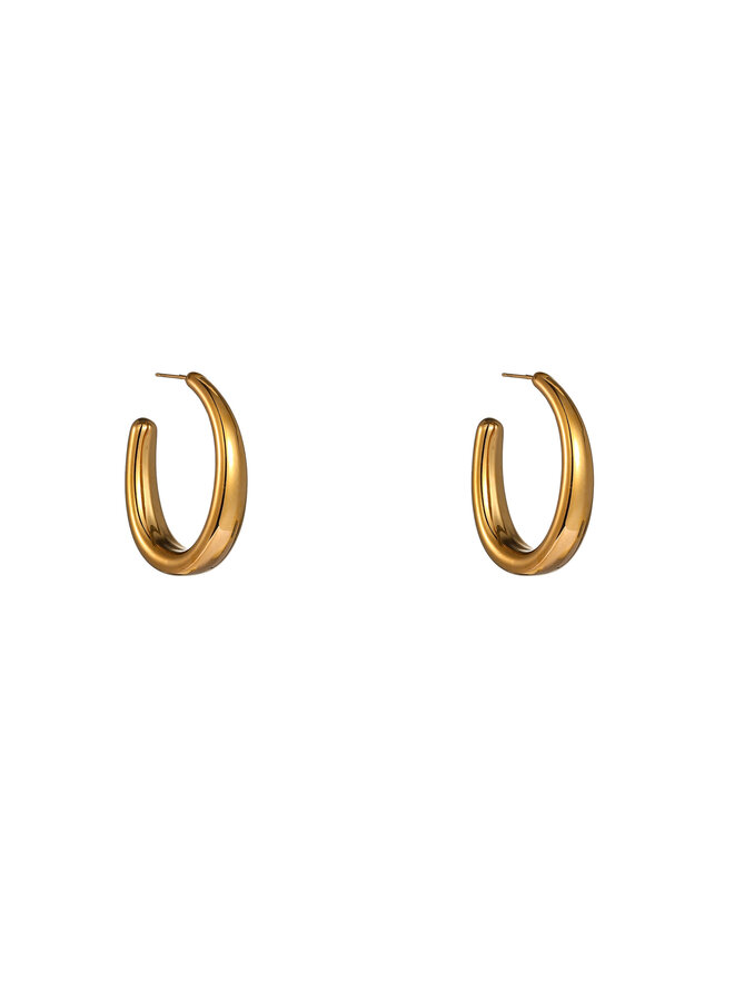 Day & Eve oorbellen E61238-2 Goudkleurig