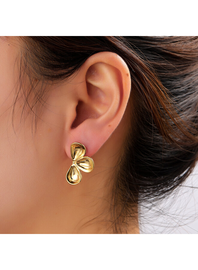 Day & Eve oorbellen E61181-2 Goudkleurig