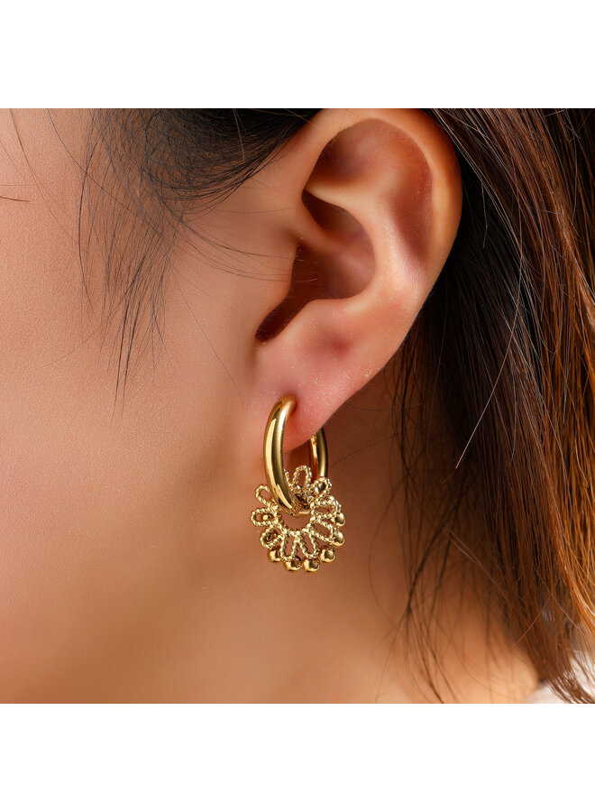 Day & Eve oorbellen E61082-2 Goudkleurig