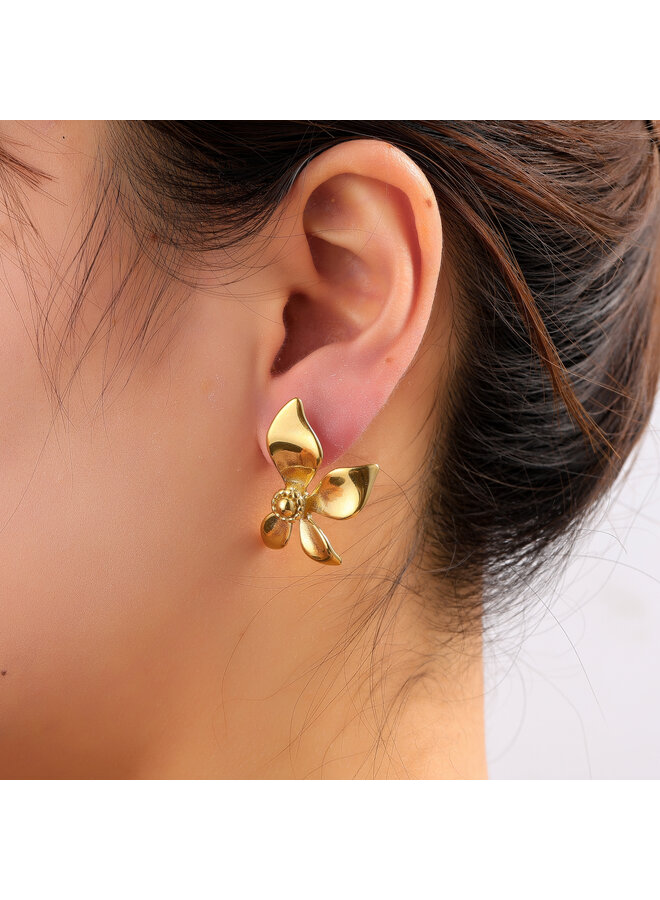 Day & Eve oorbellen E61182-2 Goudkleurig