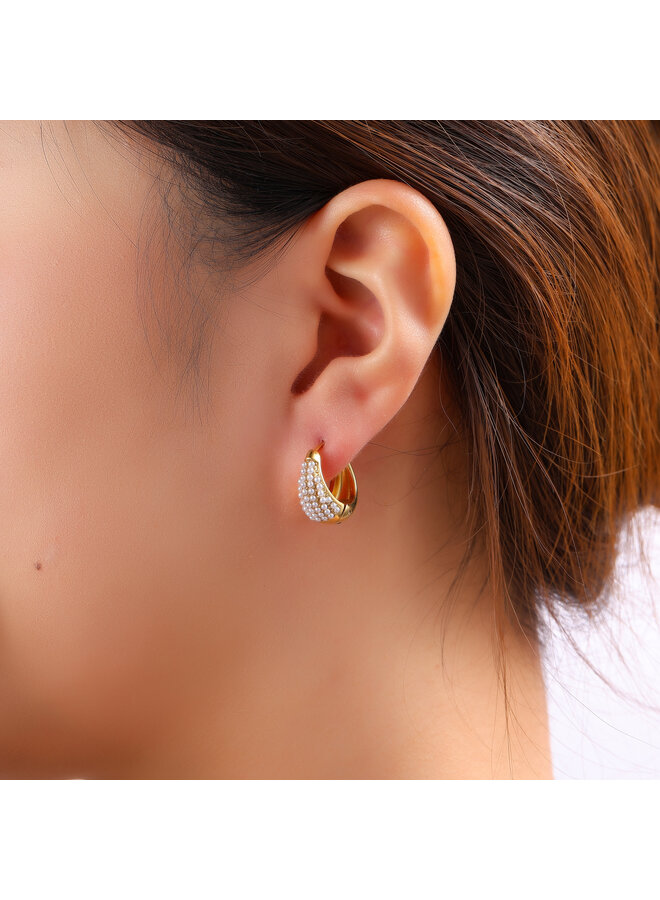 Day & Eve oorbellen E61520-2 Goudkleurig