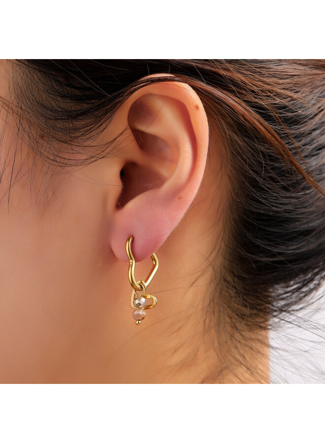 Day & Eve oorbellen E61150-3 Goudkleurig