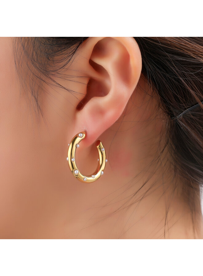 Day & Eve oorbellen E61522-2 Goudkleurig