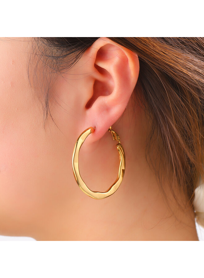 Day & Eve oorbellen E61228-2 Goudkleurig