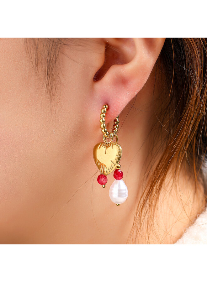 Day & Eve oorbellen E61174-2 Goudkleurig