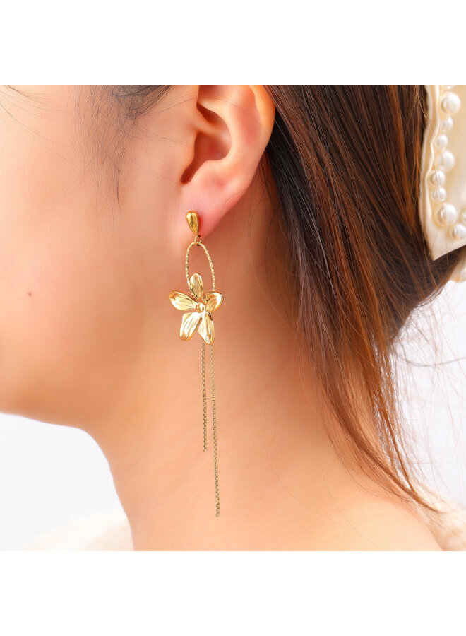 Day & Eve oorbellen E61518-2 Goudkleurig