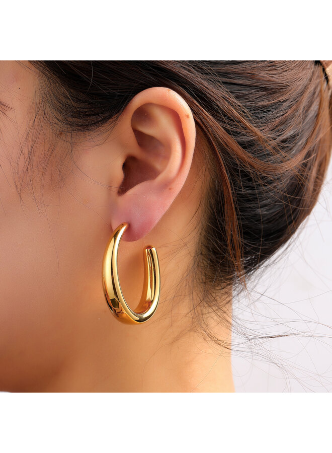 Day & Eve oorbellen E61238-2 Goudkleurig