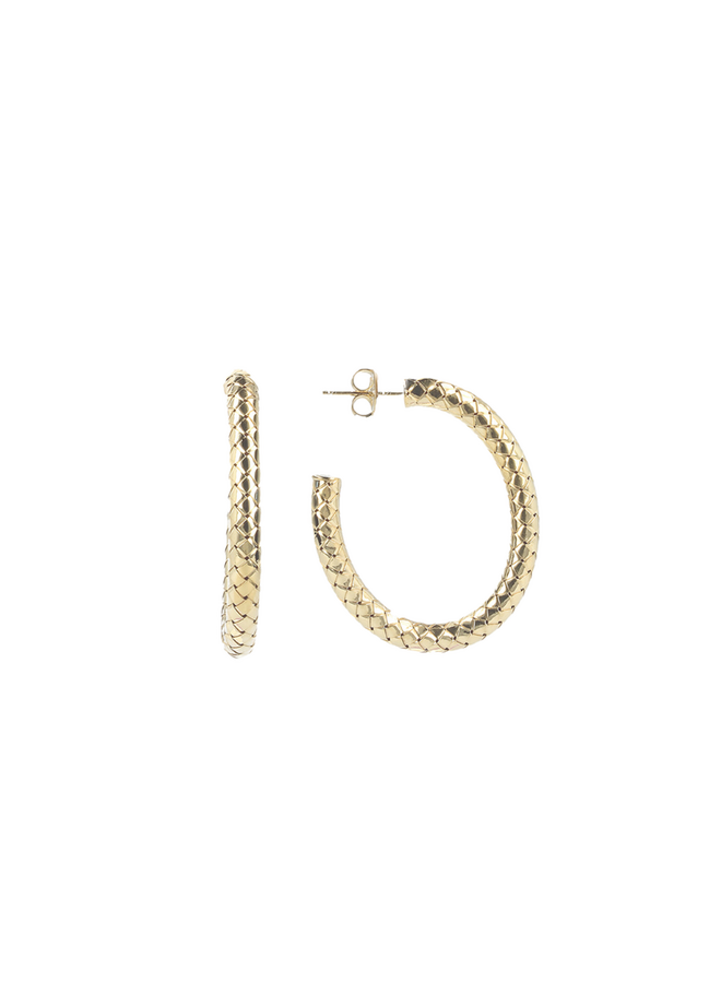 LOTT. oorbellen Cobra M Goud Verguld