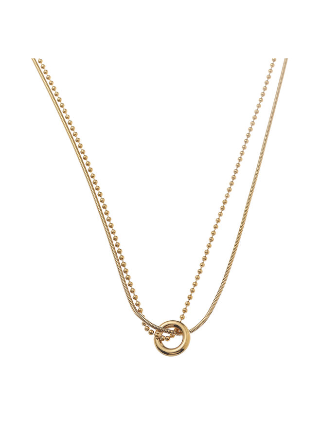Day & Eve ketting N61310-2 Goudkleurig