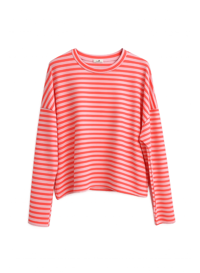 Top Liz Gestreept Neon/Roze Onesize