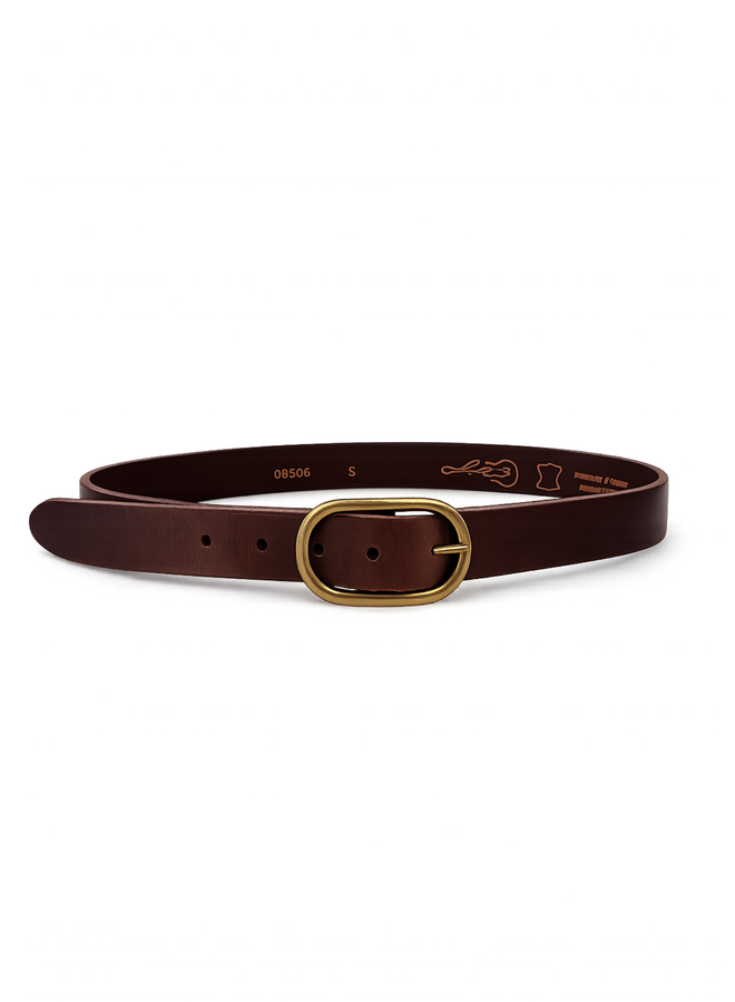 Elvy riem Nerf 30560 Bruin/Goudkleurig