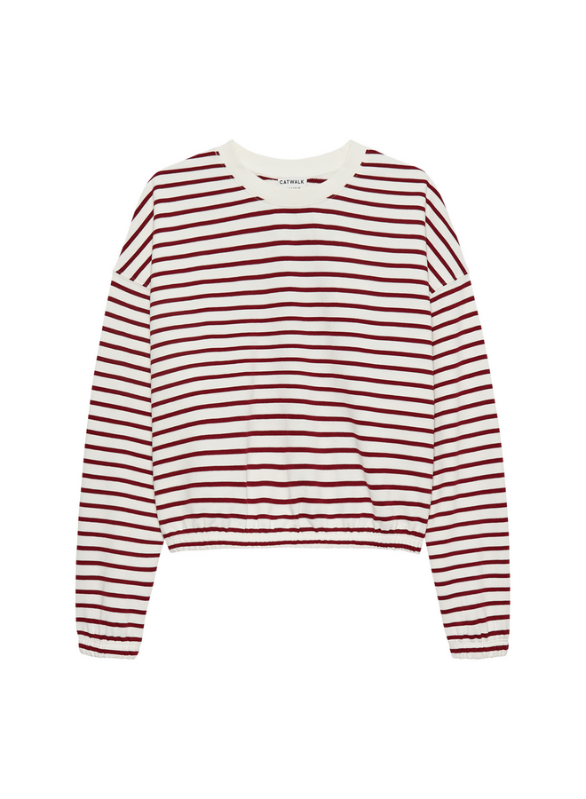 Sweater Striped Rhubarb