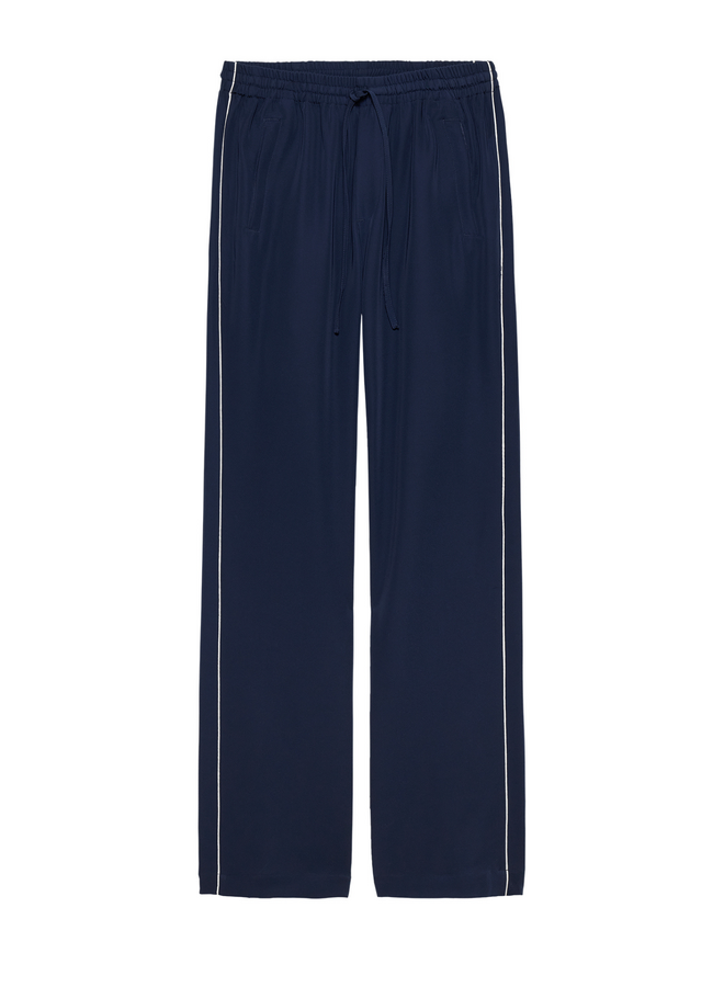 Broek Tracksuit Piping Navy Blazer