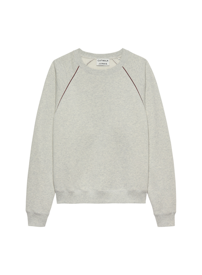 Sweater So Much Love Light Grey Melange