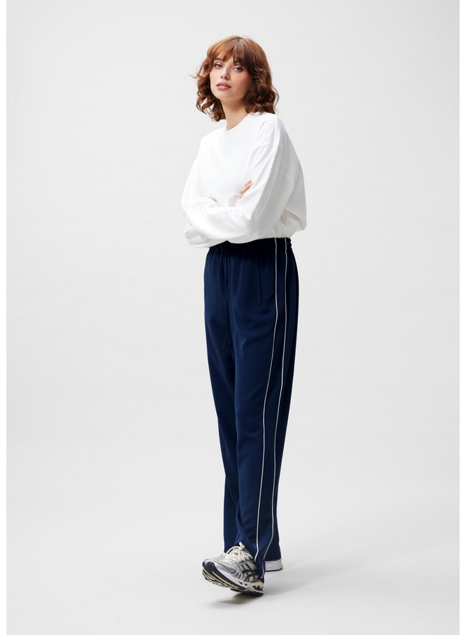 Broek Tracksuit Piping Navy Blazer