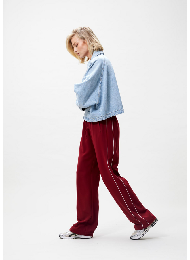 Broek Tracksuit Piping Rhubarb