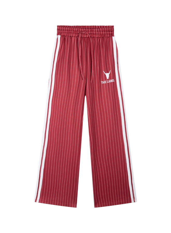 Broek Pinstripe Cerise