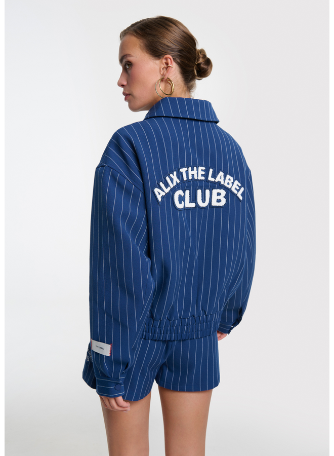 Jack Clean Striped Night Blue