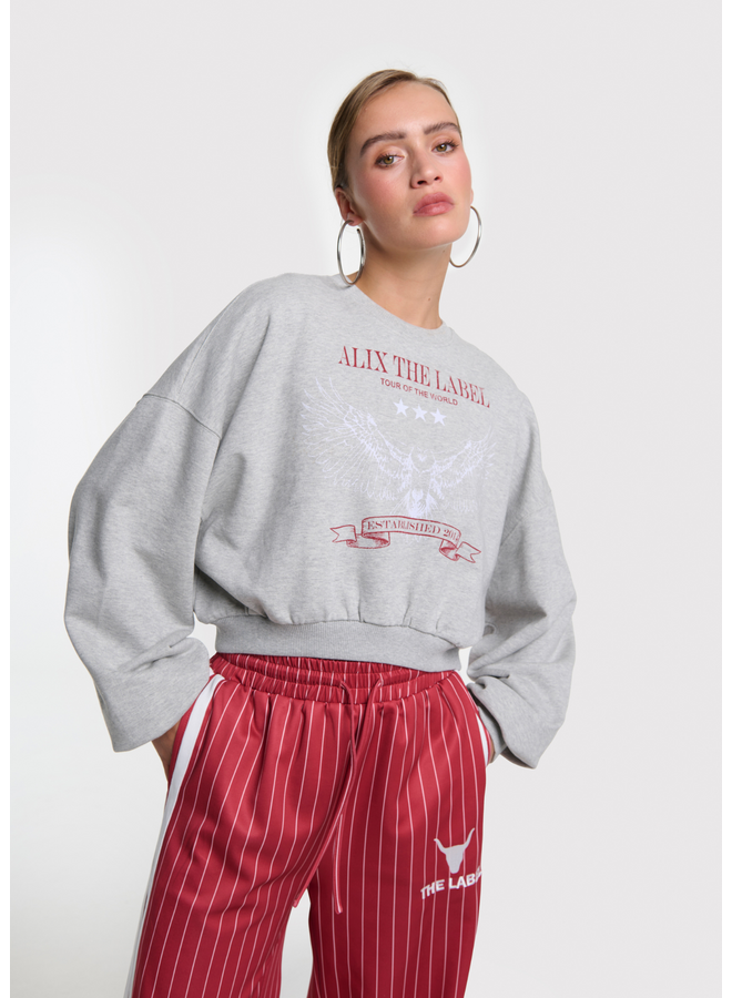 Sweater Eagle Light Grey Melange