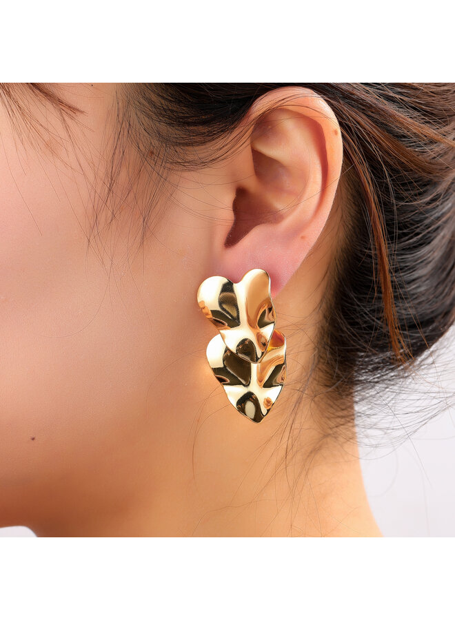 Day & Eve oorbellen E60156-2 Goudkleurig