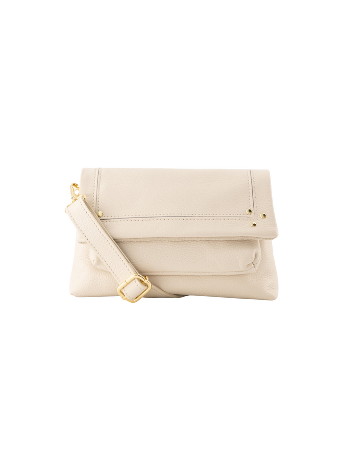 Jewelz tas Jade Classic Grain Ecru/Goudkleurig