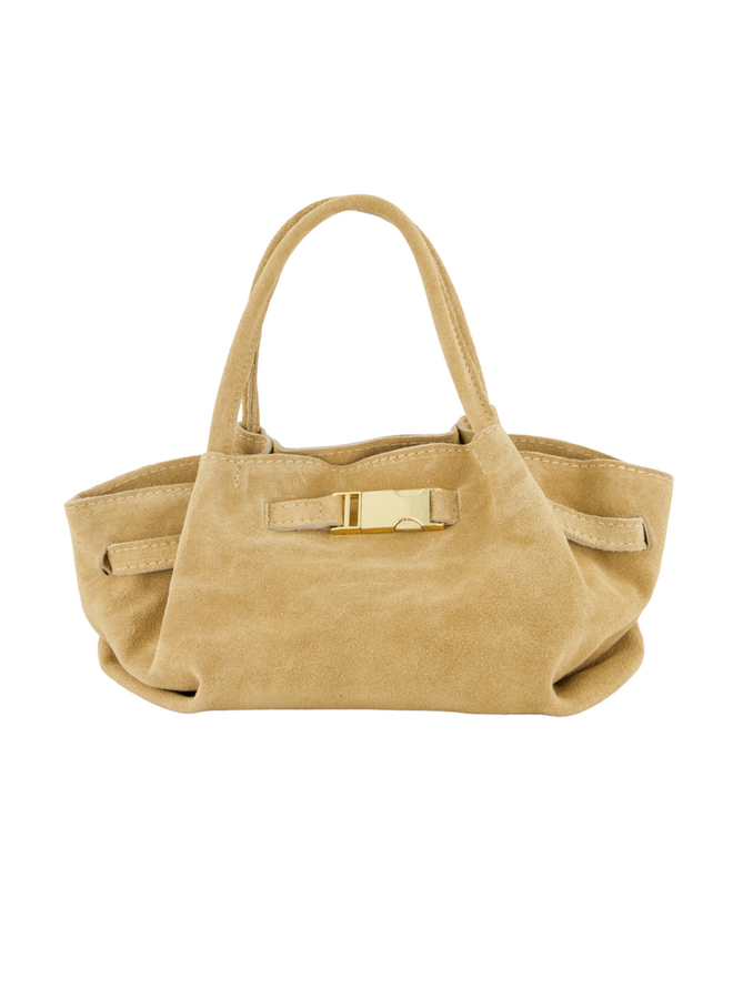 Jewelz tas Leonie Suède Zand/Goudkleurig