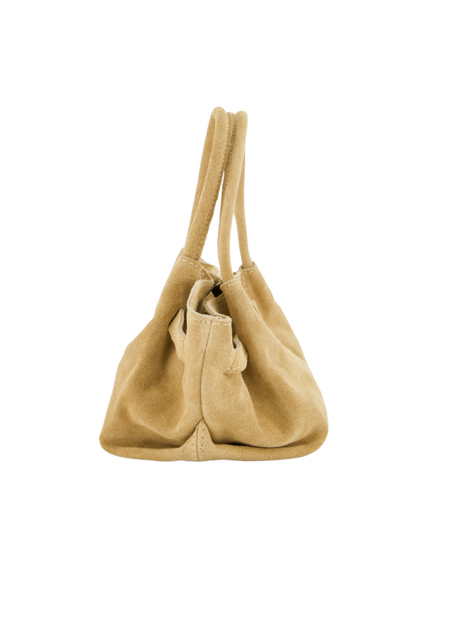 Jewelz tas Leonie Suède Zand/Goudkleurig