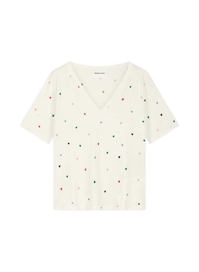 T-shirt Phil V-Neck Cosy White