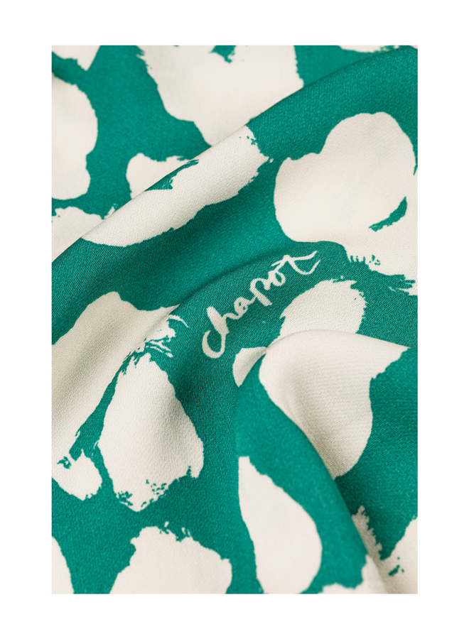 Blouse Starlet Evergreen/Cosy White