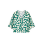 Blouse Starlet Evergreen/Cosy White