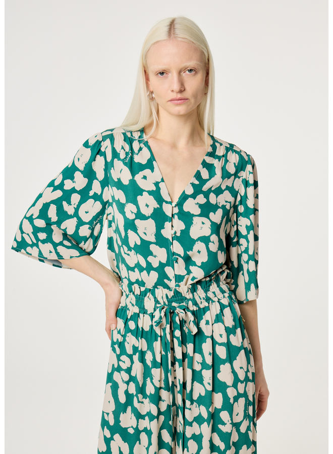 Blouse Starlet Evergreen/Cosy White