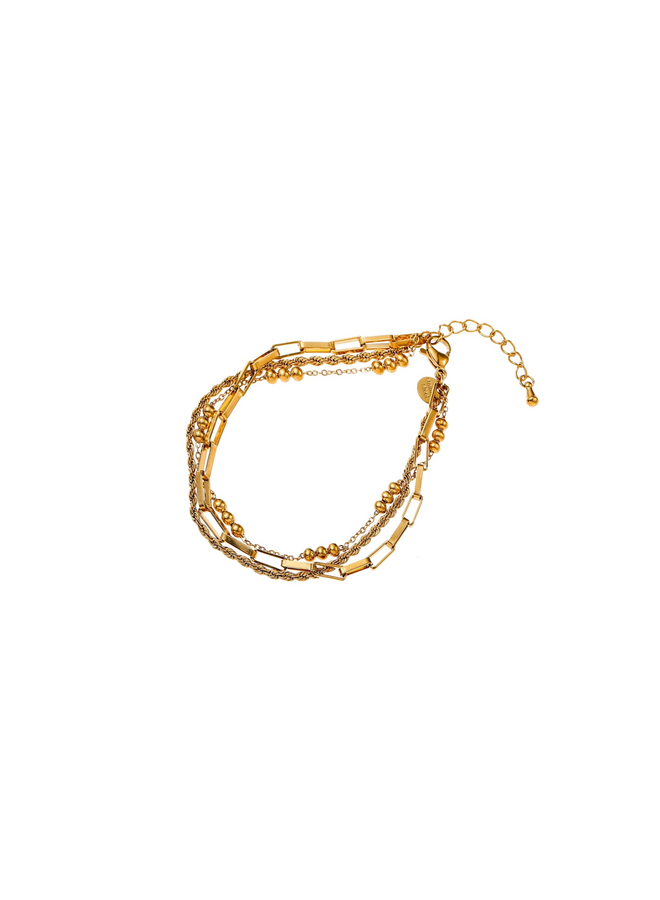 Day & Eve armband B61304-4 Goudkleurig