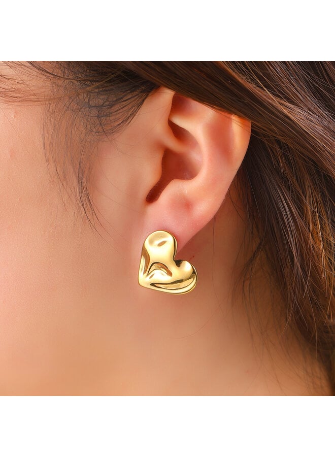 Day & Eve oorbellen E61187-2 Goudkleurig