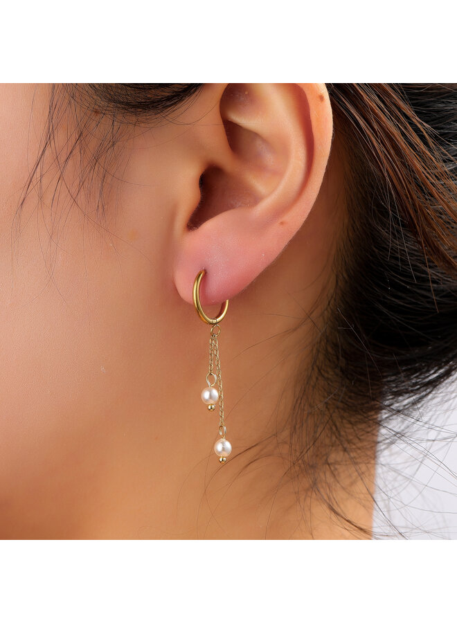 Day & Eve oorbellen E61160-1 Goudkleurig