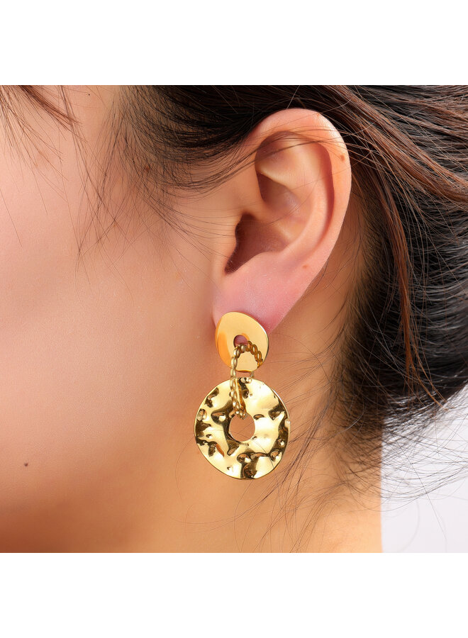 Day & Eve oorbellen E61517-2 Goudkleurig