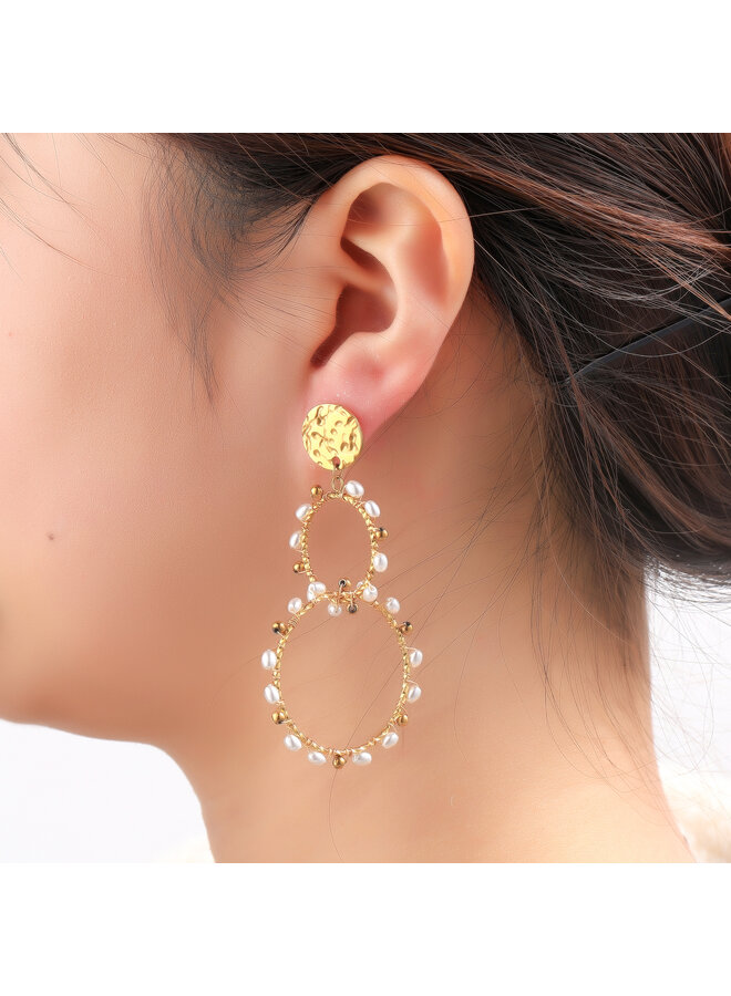 Day & Eve oorbellen E61525-2 Goudkleurig