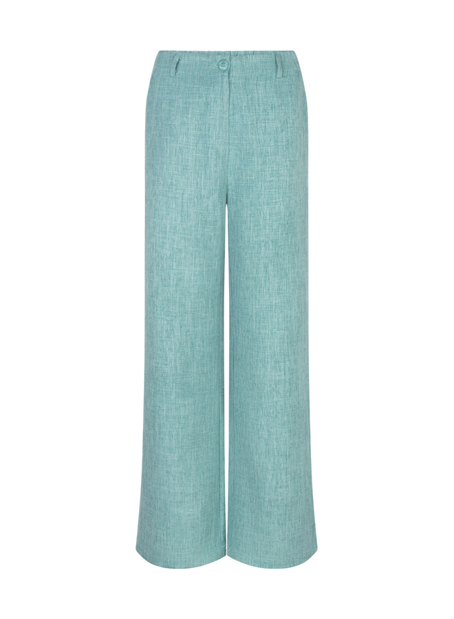Broek Leona Turquoise Melange