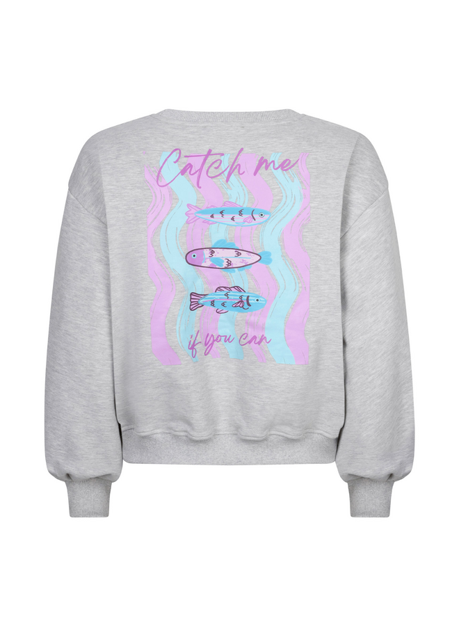 Sweater Catch Me Grey Melange