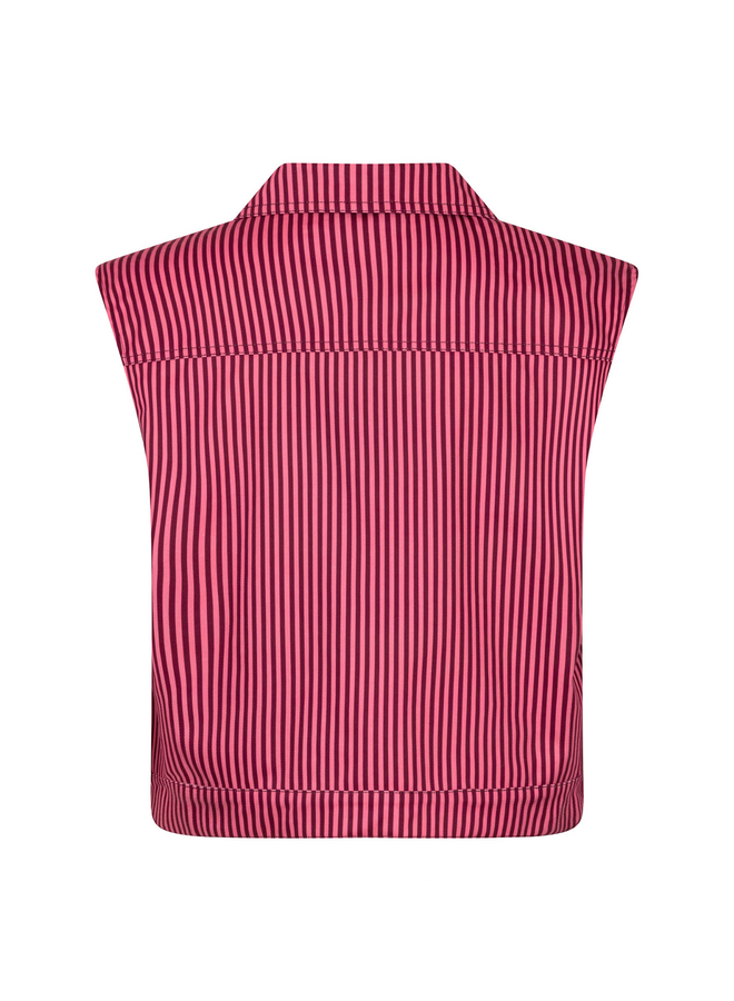 Gilet Marit Coral Pink/Burgundy